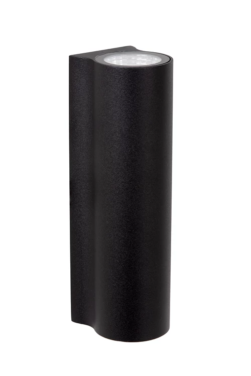 Lucide AKRA - Wall light Indoor/Outdoor - LED - 2x6,5W 2700K - IP54 - Black - turned off